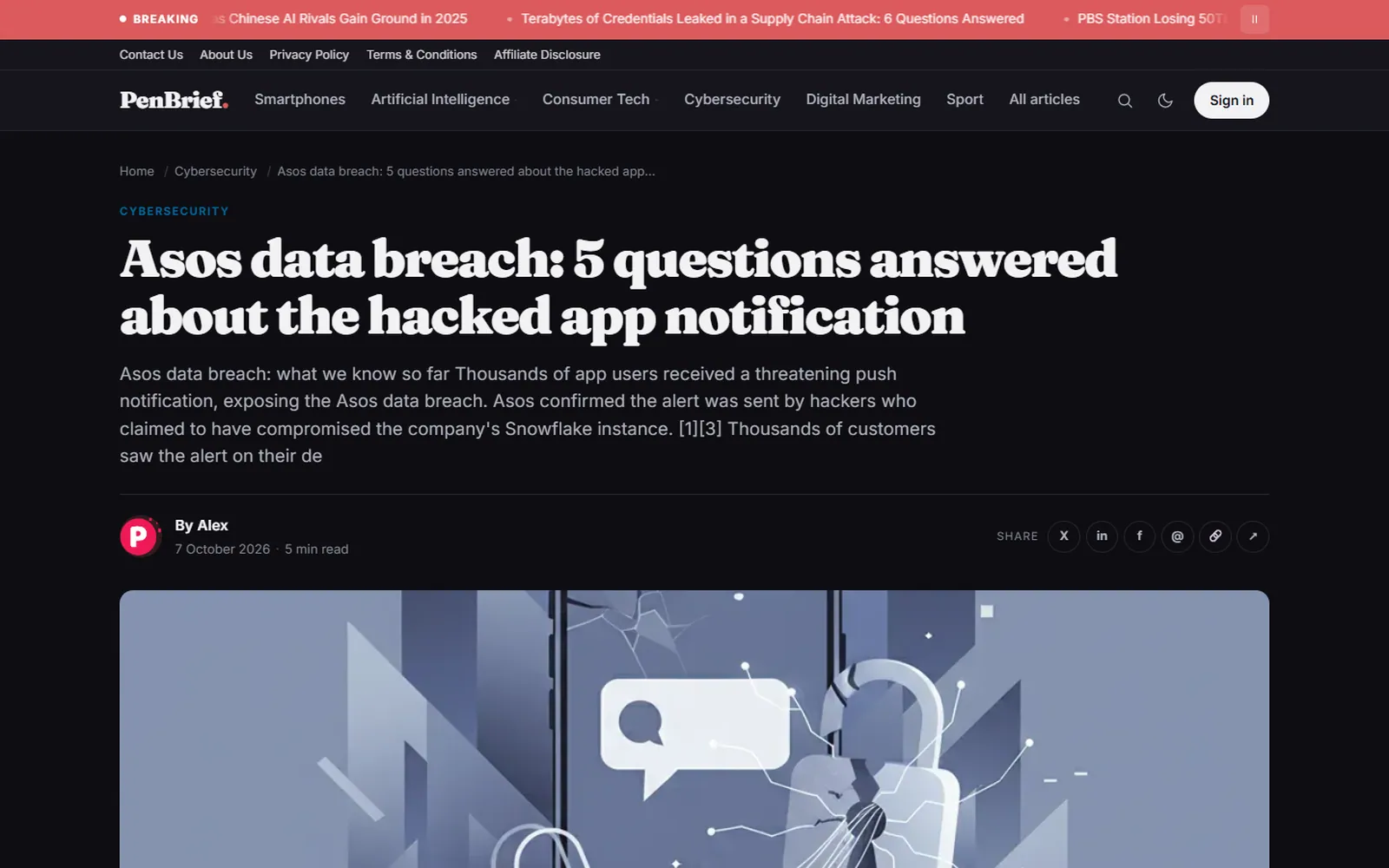 AI Content Publishing Platform: News article
